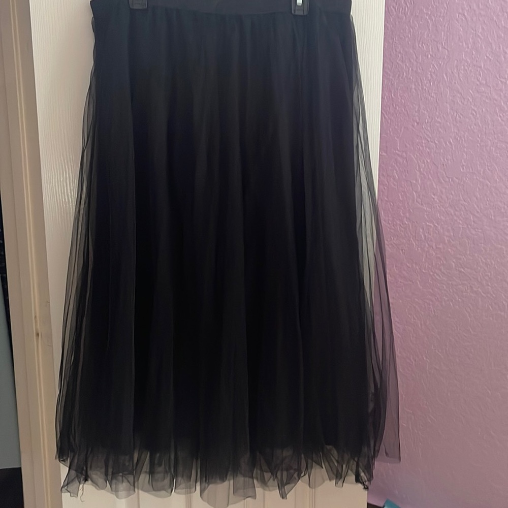 Black Tulle Skirt